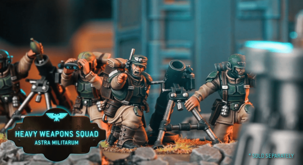 cadian army box set imperial guard heavy weapon teams