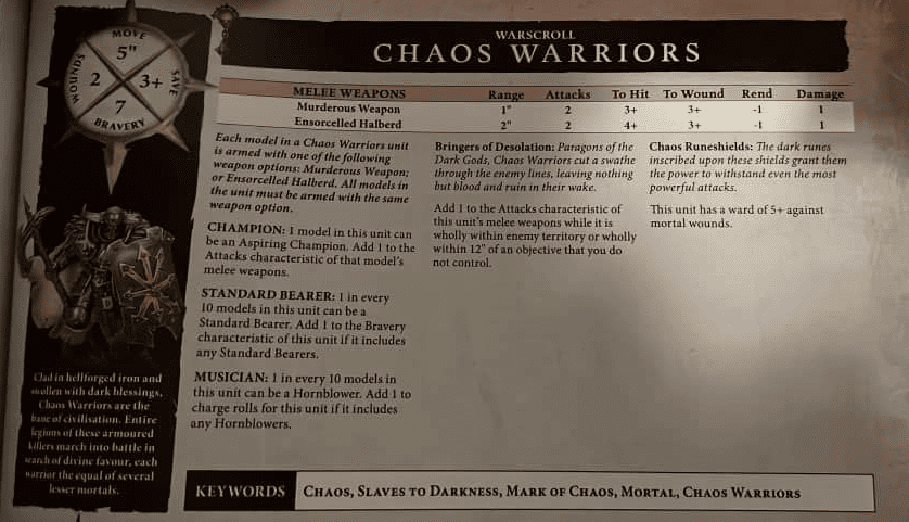AoS Slaves to Darkness Battletome Leaks 