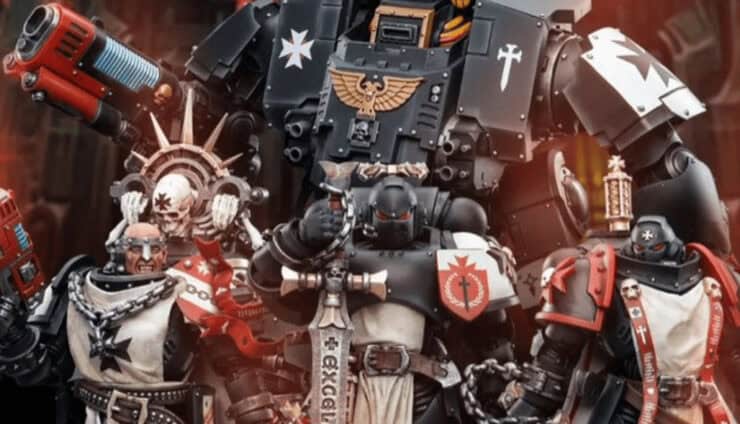 new black templars joytoy action figures emperor's champion