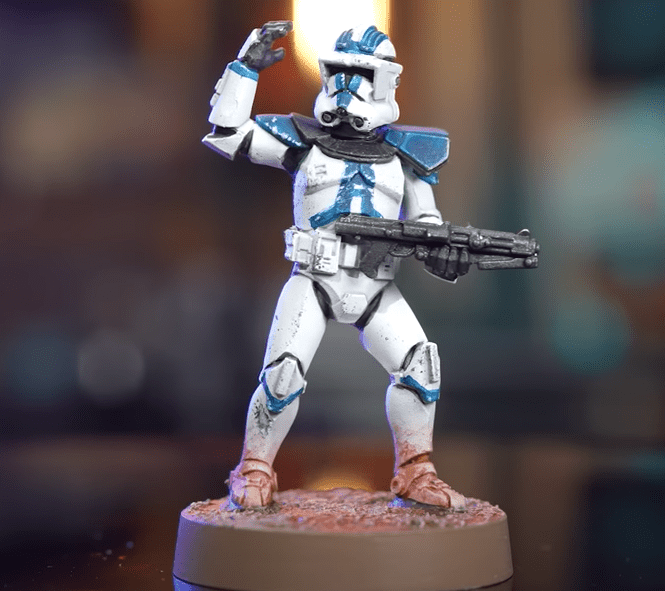 Clones from star wars legion, best white I've painted : r/minipainting