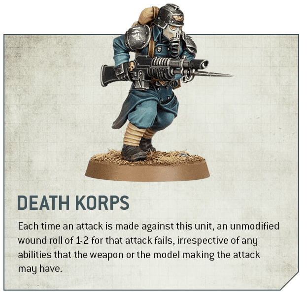 Death Korps Rules