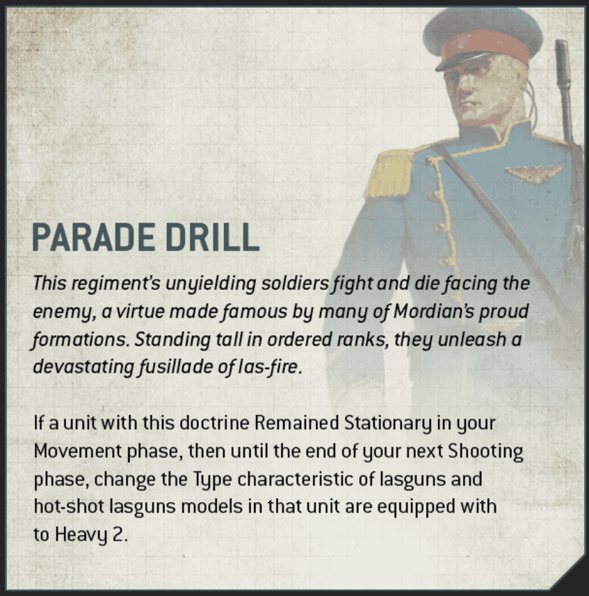 Imperial Guard Regimental Doctrines