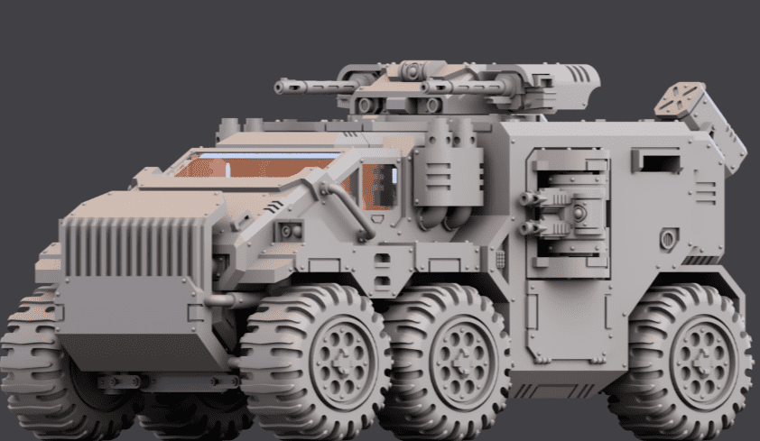 Scifi Armoured Vehicle feature