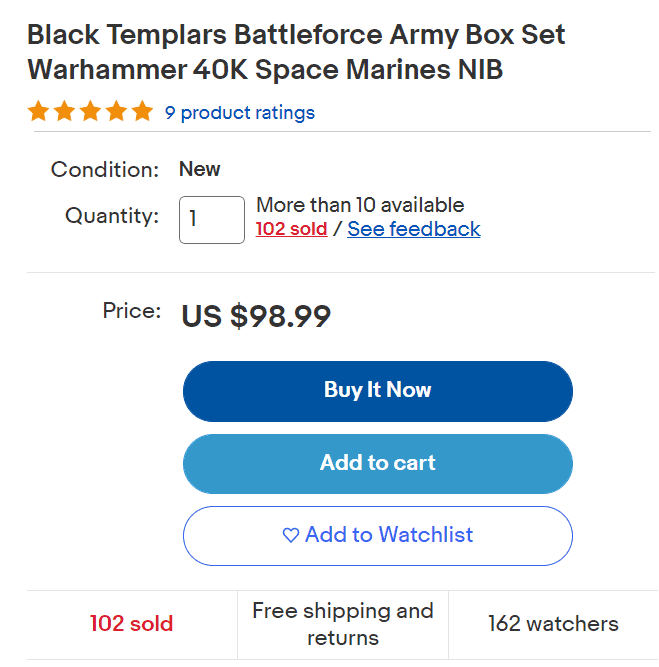 Warhammer box sets cheap