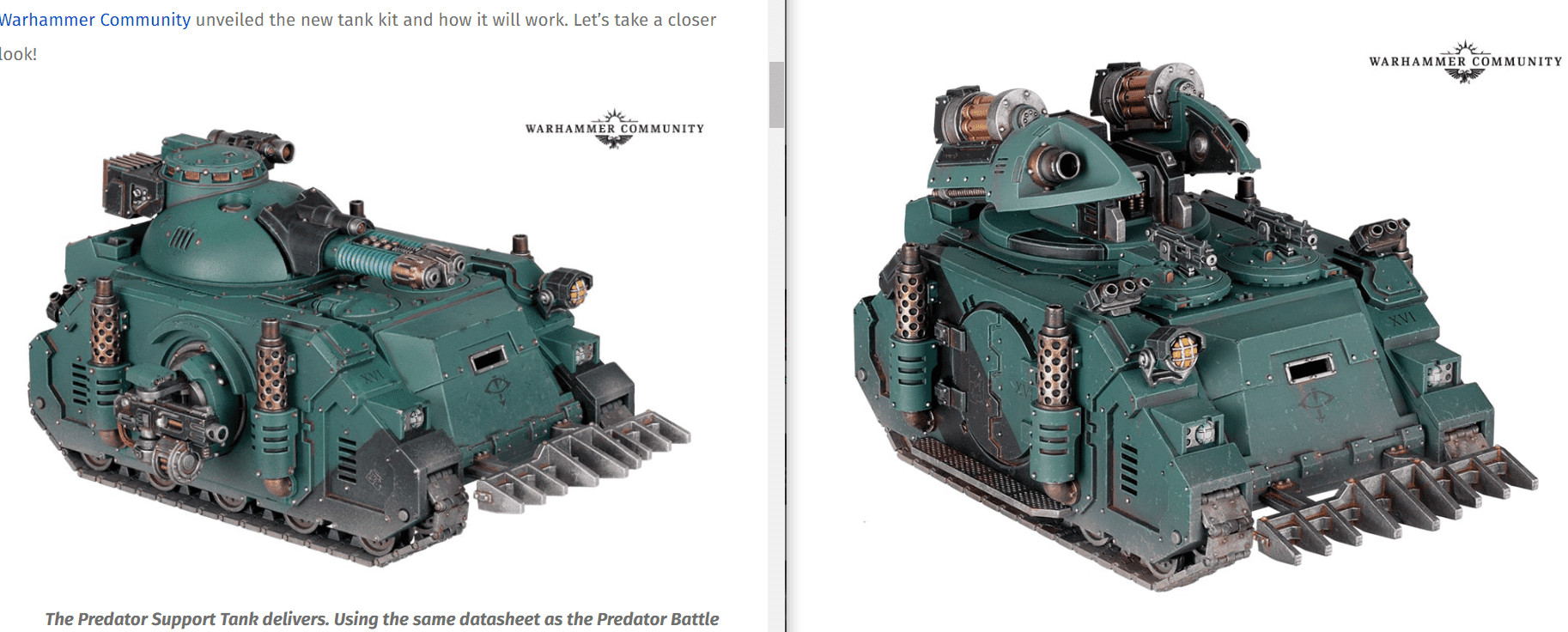 Space Marines Tank Bits - Cupola, Missile, Melta, Pintle, Smoke, Hatch - Warhammer 40K Horus Heresy