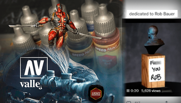 Dragon's Lair - New to the shop! Vallejo Model paint line is now available.  These paints are work exceptionally well on all surfaces, with  extraordinary adherence on resin, plastics, steel and white