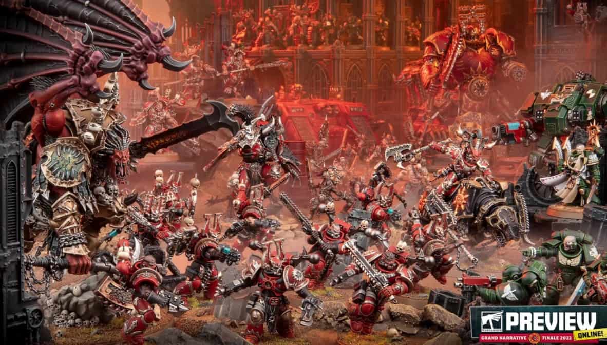 Battle Report - Imperial Guard VS World Eaters- 1st War for Armageddon -  Part One - APOCALYPSE 