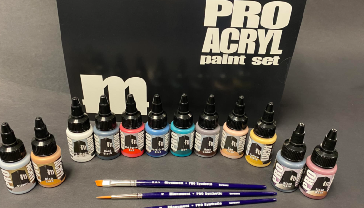 Pro Acryl Beginner Paint Set feature