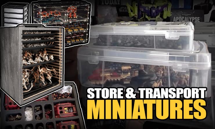 Top Storage Cases & Bags for Transporting Your Miniatures