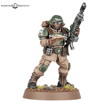 What are these astra militarum models shown in a recent warhammer