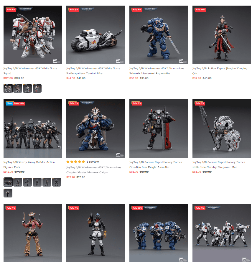 Tons of New 40k JOYTOY Action Figures Finally Hit Stores