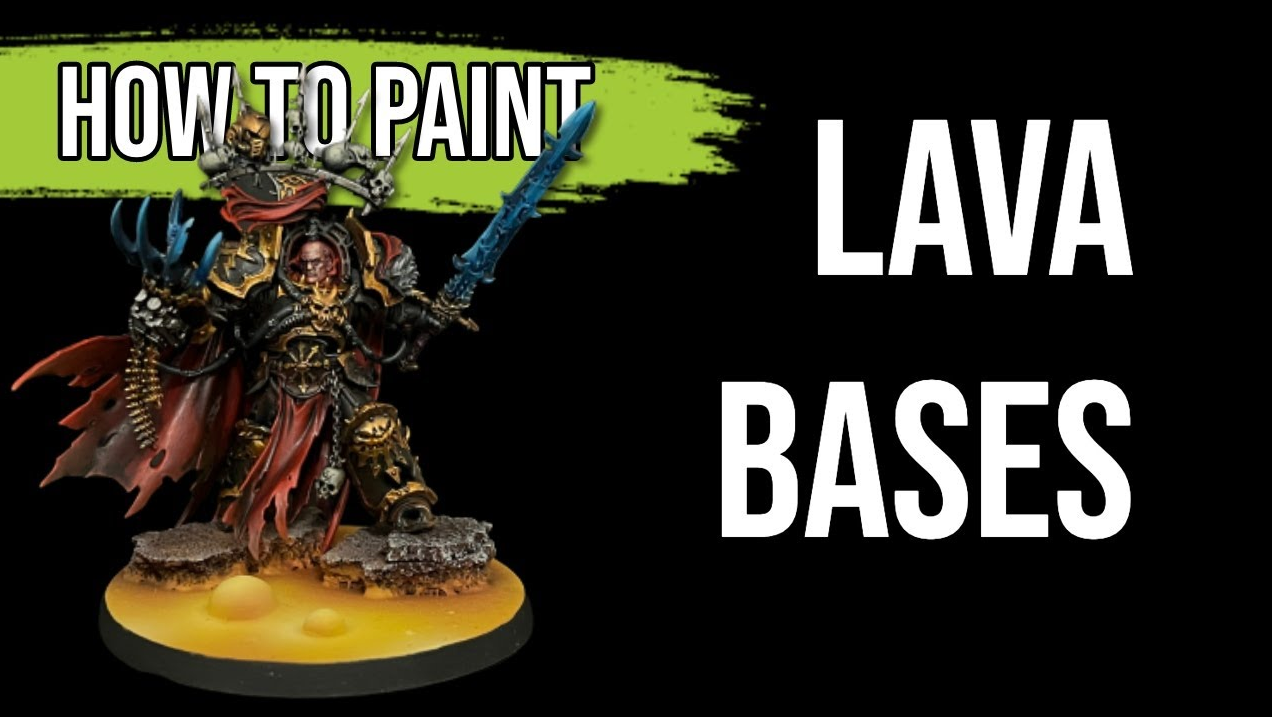 how to paint lava bases feature