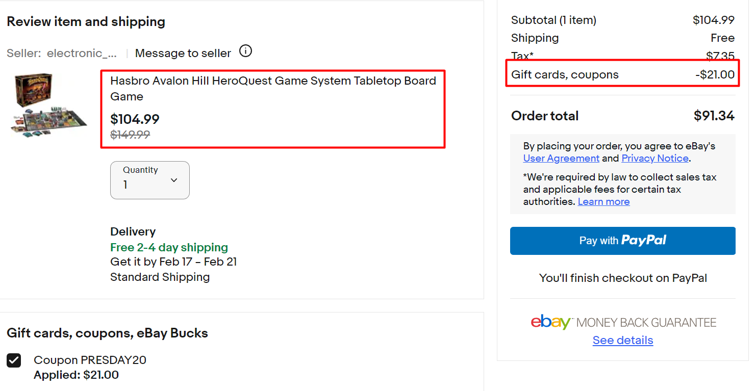 HeroQuest Board Game Going for Cheap Now!