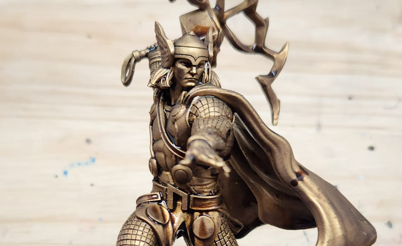 thor now also a bronze god