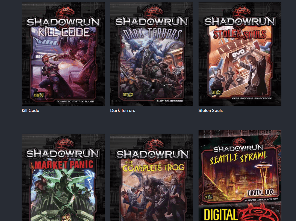 Shadowrun Digital Tools Box poster