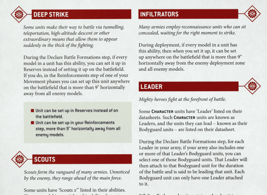 All the 10th Edition Rules 16