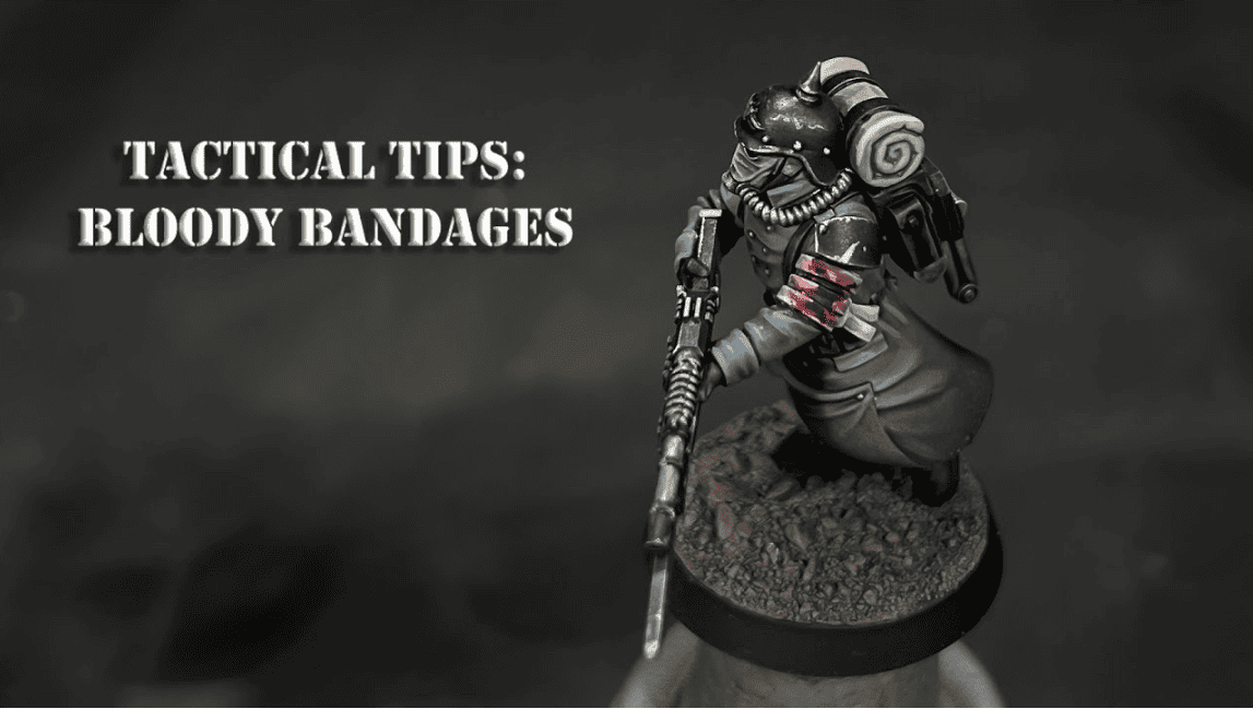 Painting Bloody Bandages For Miniatures