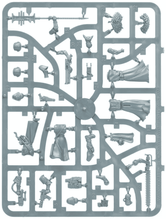 asehs of faith Inquisitorial Agents sprue 1