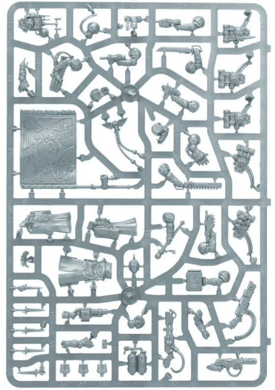 asehs of faith Inquisitorial Agents sprue 3