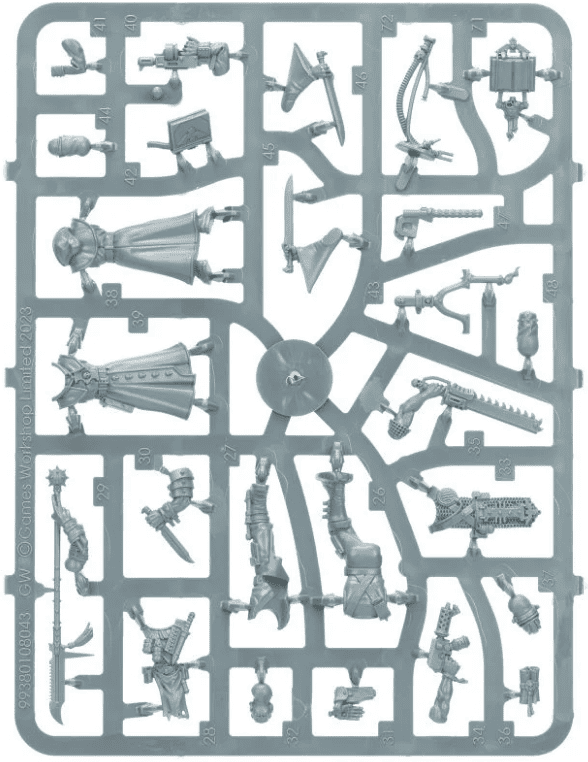 asehs of faith Inquisitorial Agents sprue 4