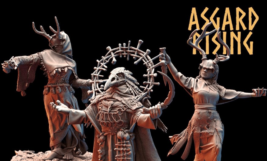 new Asgard Rising 3D STL Files feature