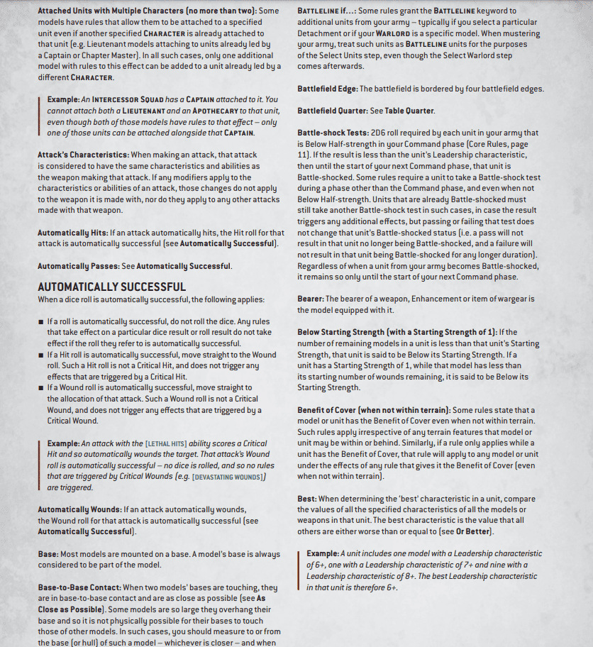 10th Edition Warhammer 40k FAQ 2