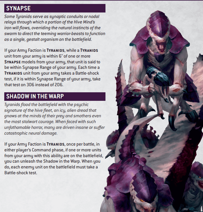New Tyranids 10th Edition Warhammer 40k Rules Datasheets & Index Cards