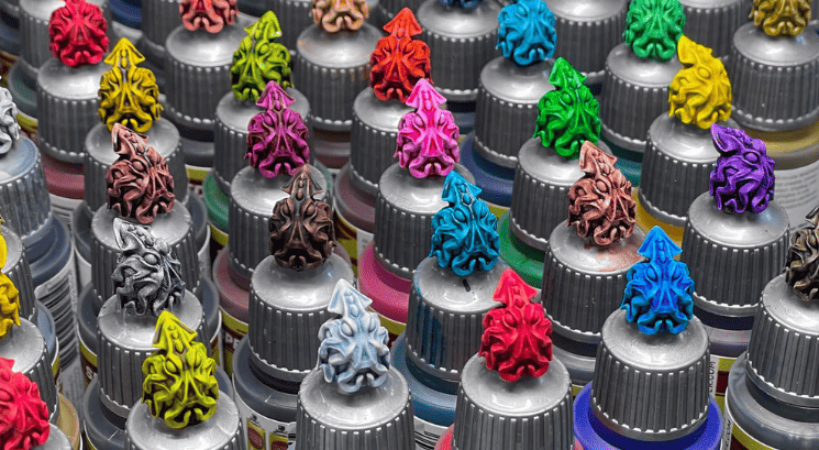 New Kraken Paint Bottle Topper STLs From Victoria Miniatures