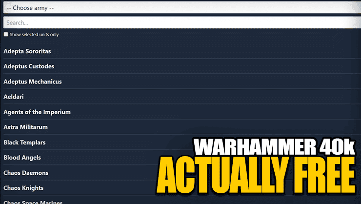 warhammer-units-app-army-builder-10th-Edition-free