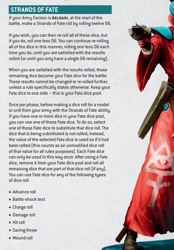 Fate Dice Power These New Eldar 10th Edition 40k Rules: Datasheets & Index  Cards