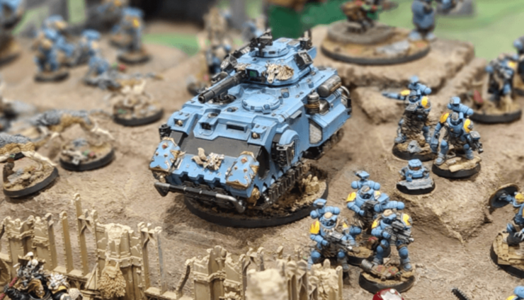 space wolves storming the castle