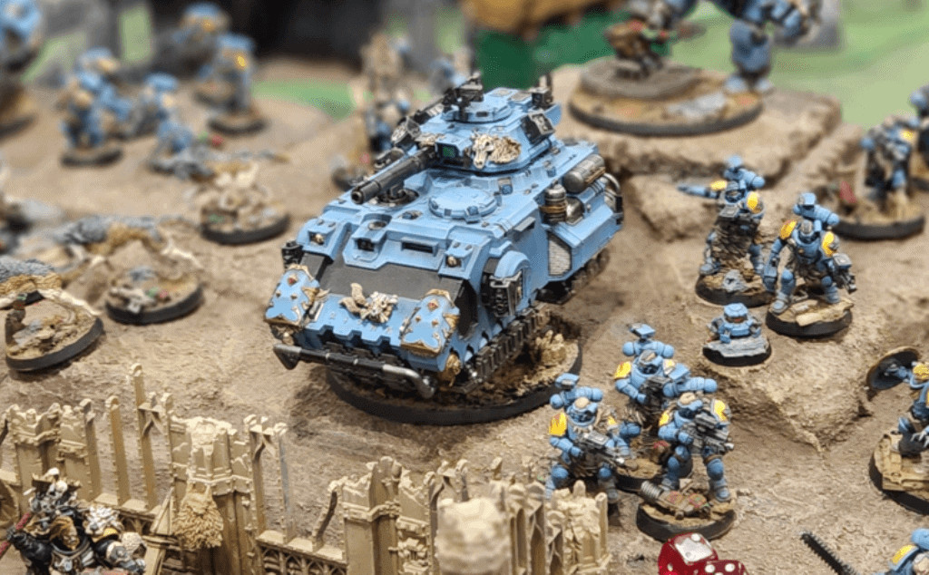 space wolves storming the castle