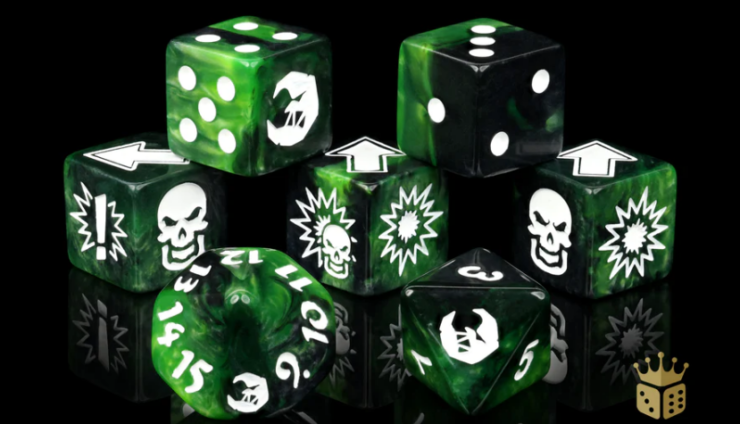 Blood Bowl Dice feature