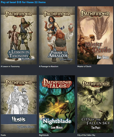 Humble Book Bundle: Pathfinder Tales by Paizo