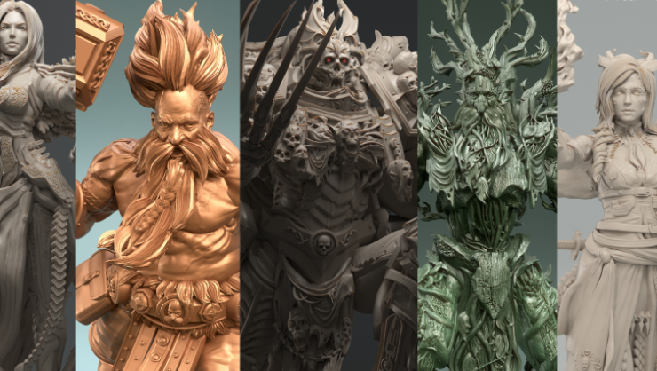 Grimdark Fantasy Characters Pack