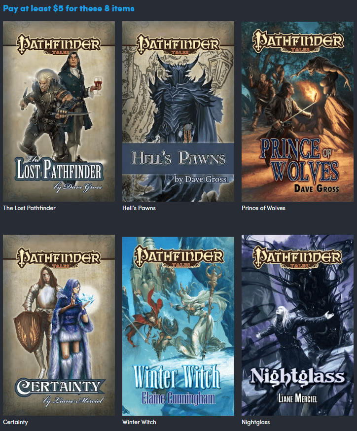 Get a Ton of Pathfinder RPG Books Cheap on Humble Bundle