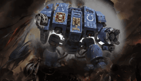 40k dreadnought steping out of 6th edition codex art space marines warhammer hor wal