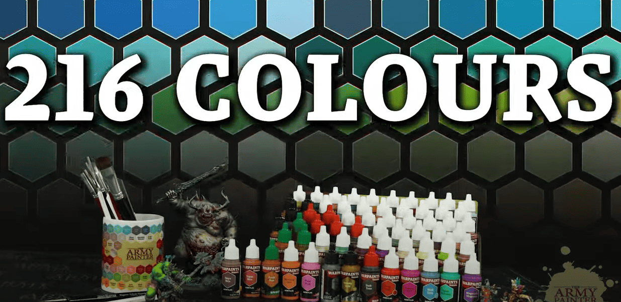 216 PAINTS! The New FANATIC COMPLETE Set from The Army Painter