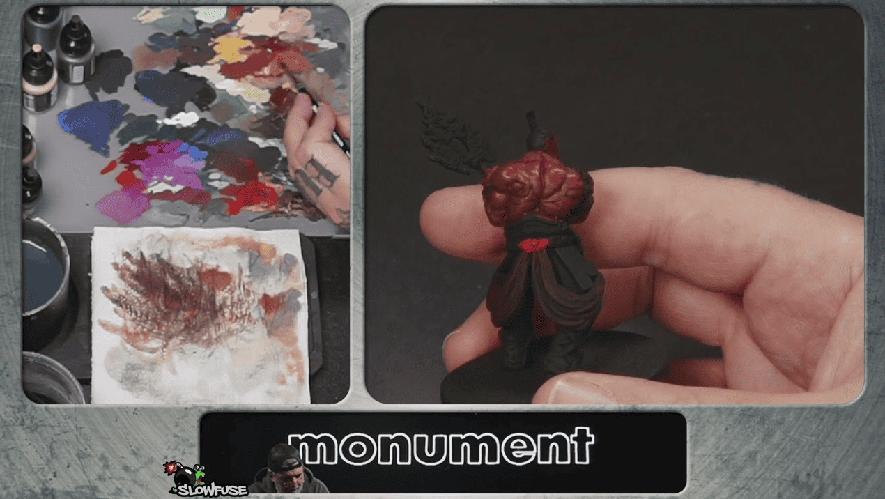 Layering Skin Colors on Miniatures