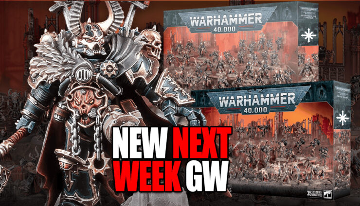 Next Week New chaos battleforces space marines codex