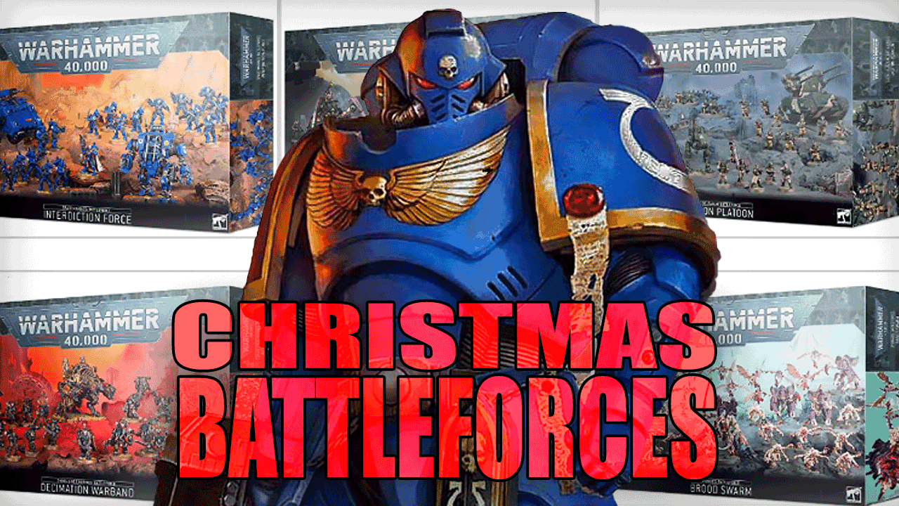 New Games Workshop Christmas 2023 40k Battleforces!