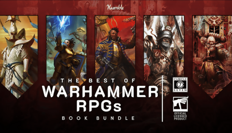 humble warhammer 40k rpg books under $200 bundle