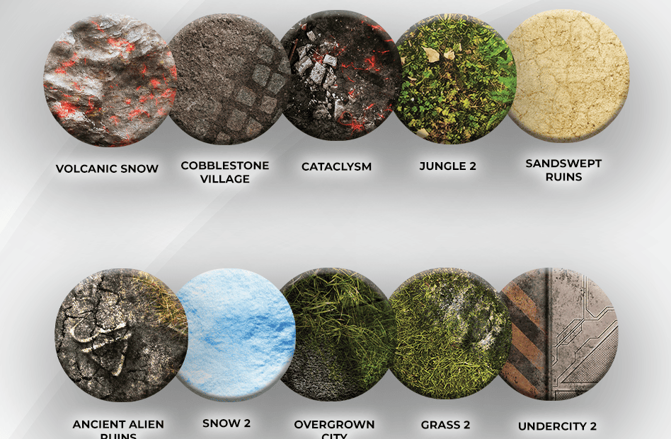 Full-Color Miniatures Bases