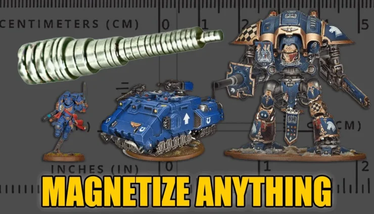 Magnetizing Warhammer 40k Miniatures