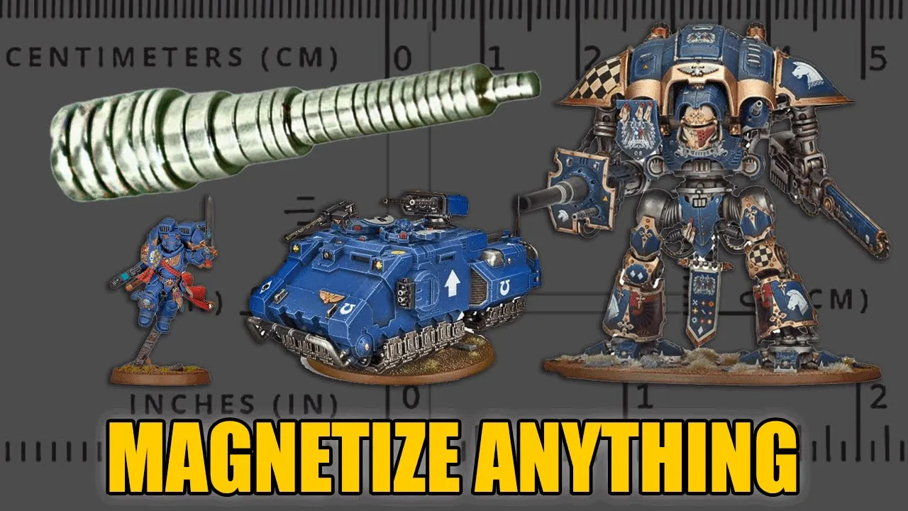 Magnetizing Warhammer 40k Miniatures