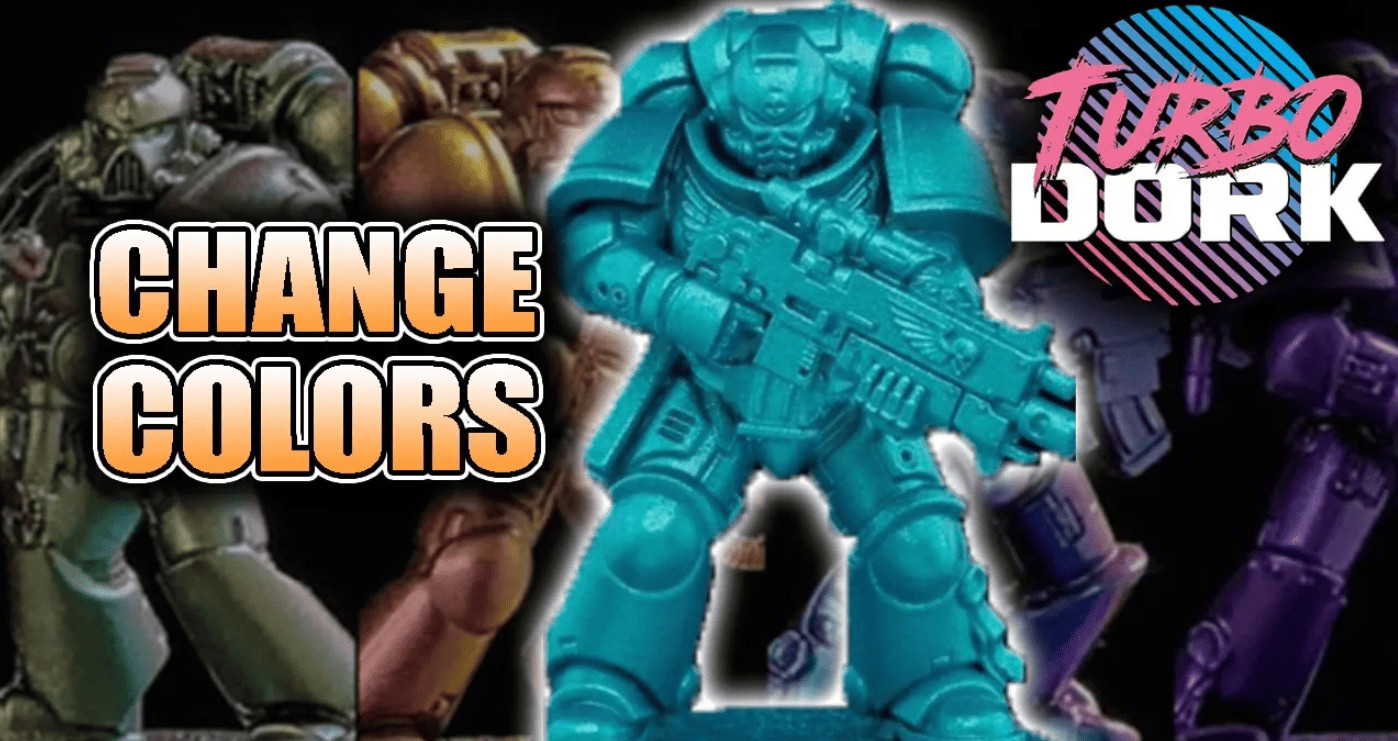 turbo dork clipart title banner space marine color shift change