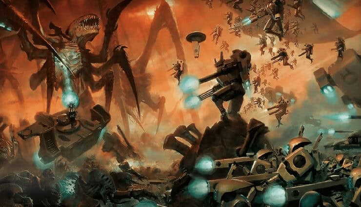 Tyranids hive fleet tau lore