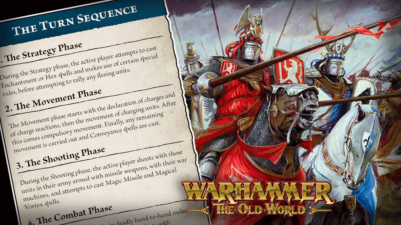 warhammer the old world turn sequence rules