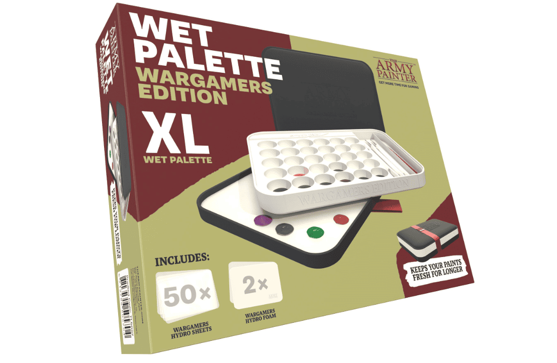Acrylic Paints Stay Wet Palette With Lid & Membrane Sheets