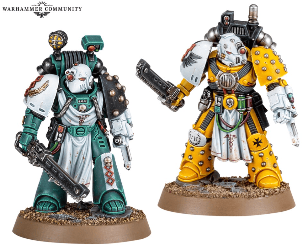 Warhammer Horus Heresy adds two Space Marine Apothecary models